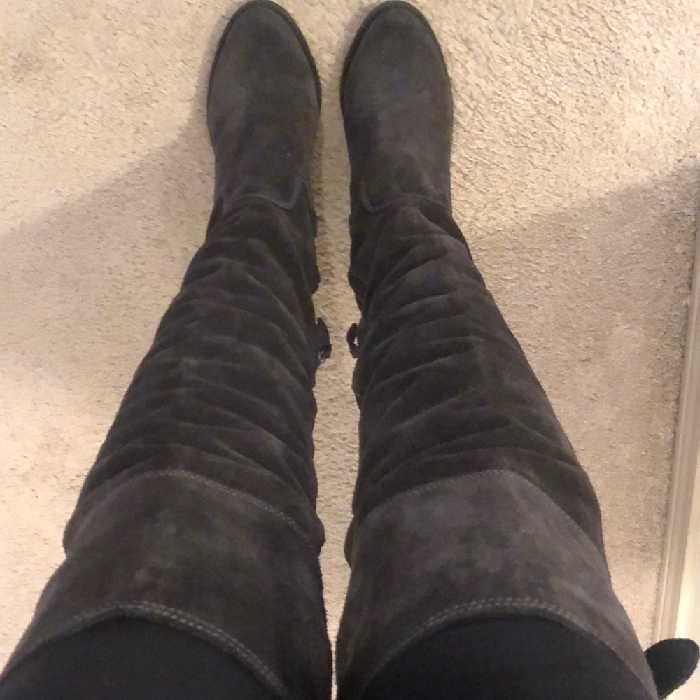 Dolce Vita grey over the knee boot
